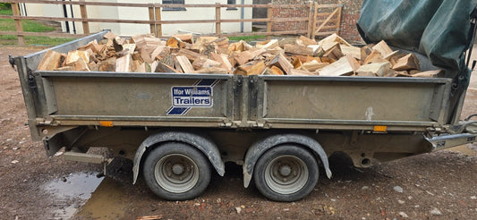 1.25 Cubic Metres Half Tailer Load Barn Stored Hardwood Logs